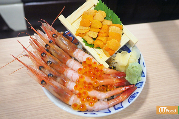 旺角海膽甘蝦／蒲燒鰻魚玉子丼　任添味噌湯＋飯！