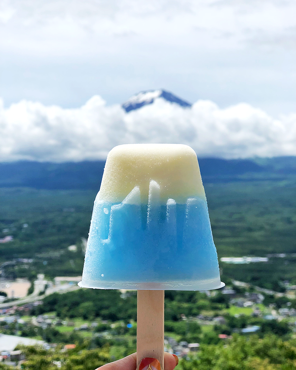 日本遊客人氣推介　迷你版富士山雪條