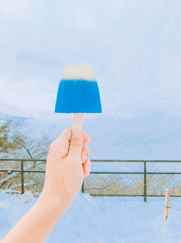 日本遊客人氣推介　迷你版富士山雪條
