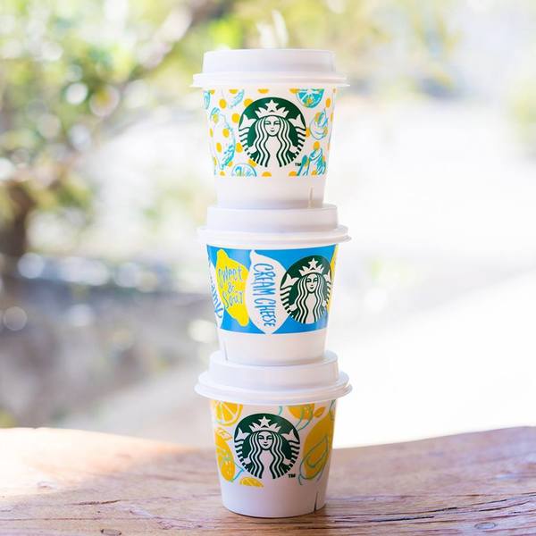 日本Starbucks新搞作　蜜桃紅柚星冰樂＋夏日熱帶風情水杯