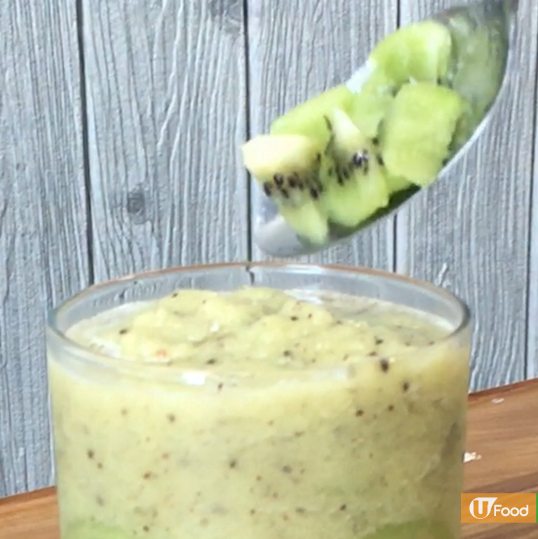 【夏日食譜】夏日簡單冰涼排毒特飲  奇異蘋果沙冰 