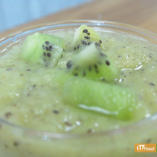 【夏日食譜】夏日簡單冰涼排毒特飲  奇異蘋果沙冰 