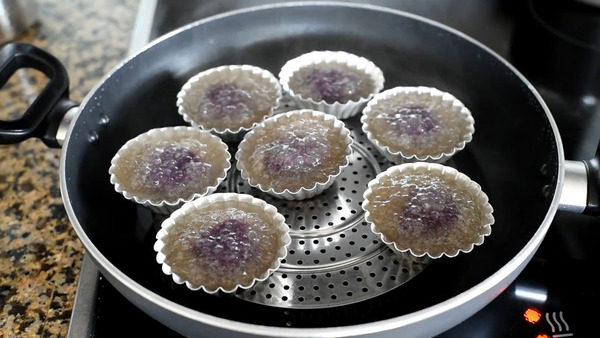 【甜品食譜】簡易煙韌食譜　懷舊紫薯西米糕