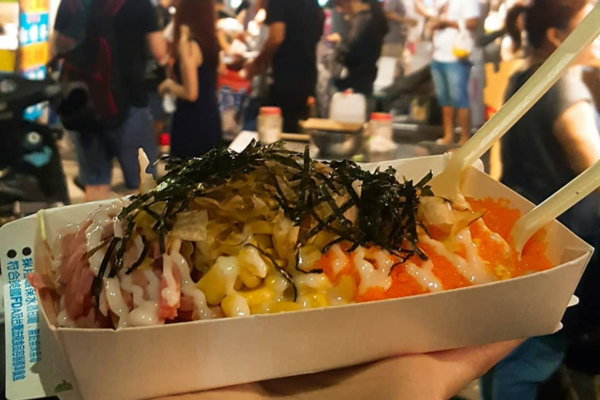 【台灣美食】台灣夜市人氣小食　激厚芝士蟹籽厚蛋燒