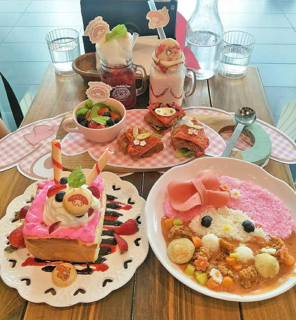 【新加坡Cafe】新加坡田園森林系Melody Cafe　歎精緻粉紅Melody甜品