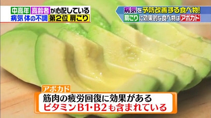 日本節目實測！牛油果含豐富維他命E 每日半個可改善肩頸膀痛