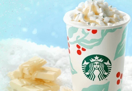 【日本美食】日本starbucks白色聖誕限定 白朱古力星冰樂/熱飲