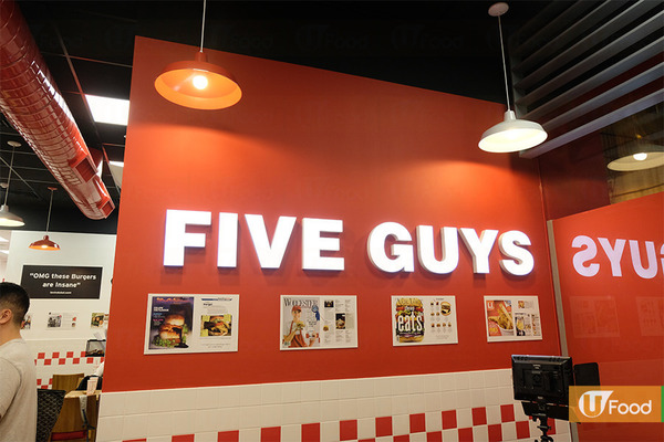 【Five Guys灣仔】人氣漢堡Five Guys正式登陸灣仔 ！煙肉芝士漢堡配料任選／自選奶昔