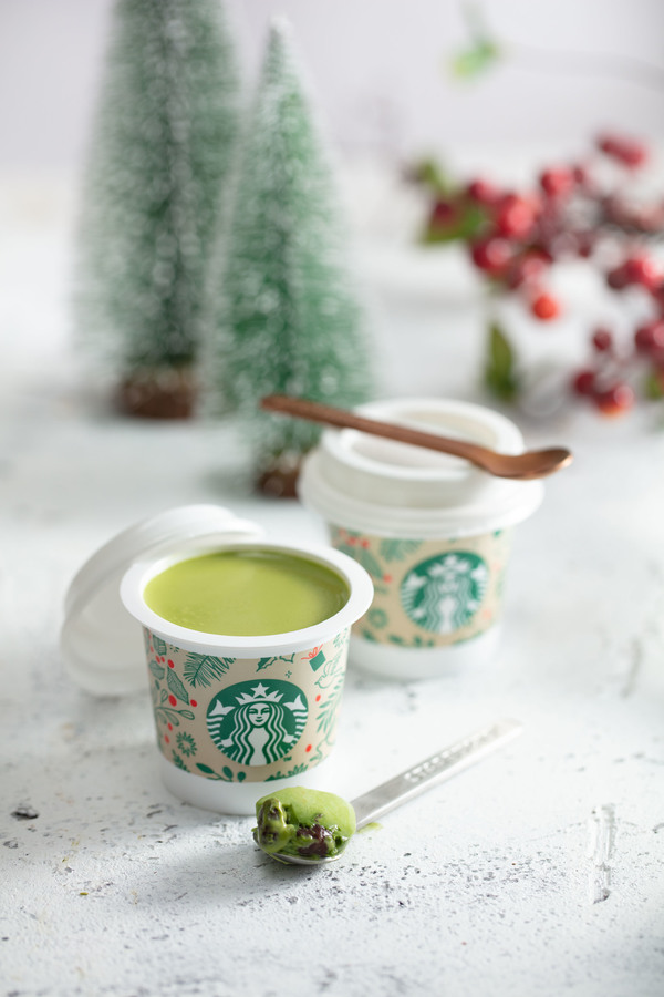 Starbucks推出聖誕系列食品+杯款！全新抹茶紅豆布甸+飄雪薑餅人登場