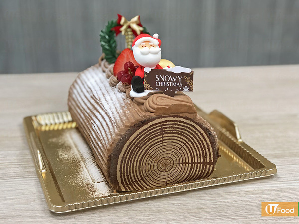 【聖誕蛋糕 2018】聖誕派對之選　聖誕樹頭卷蛋／白色聖誕樹蛋糕