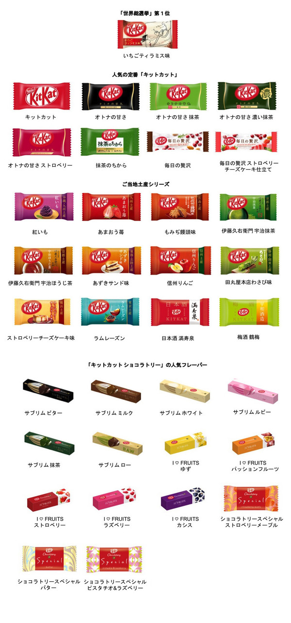 【日本美食】KitKat日本45週年特賣35款口味禮盒 士多啤梨Tiramisu／蘋果／日本清酒