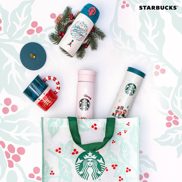 【韓國Starbucks】韓國Starbucks冬日聖誕系列第二彈！　胡桃夾子聖誕杯＋熊啤啤聖誕襪公仔杯＋音樂盒