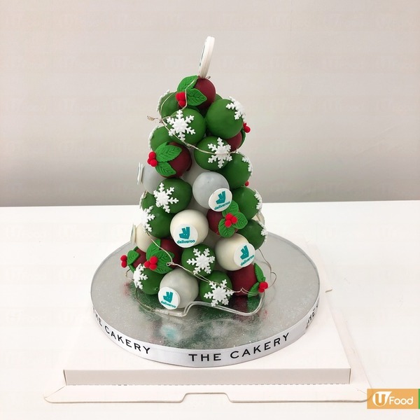 户户送推出可食用蛋糕棒棒糖聖誕樹 首四位指定餐廳下單客人可免費獲贈