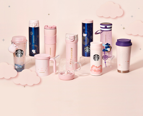 【韓國Starbucks2019】韓國Starbucks新杯款迎豬年　型格金豬／可愛粉紅豬Starbucks杯