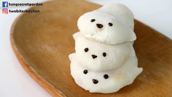 【甜品食譜】超可愛日式甜點！　軟綿綿海豹大福