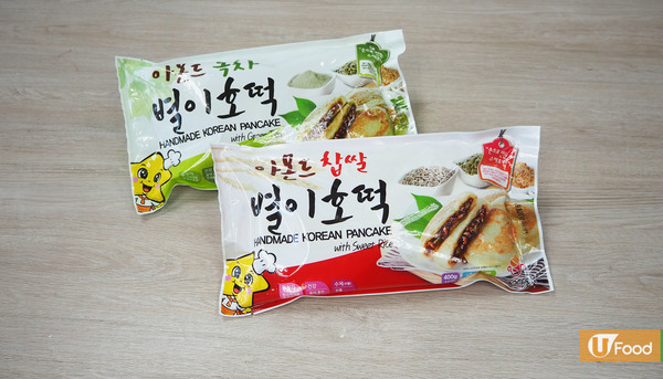 【韓國小食】韓國街頭小吃速食包裝開箱 原味／綠茶口味杏仁糖餅