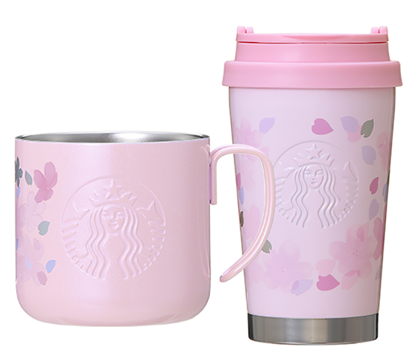 【日本Starbucks 2019】日本Starbucks櫻花主題春季限定新品　夢幻粉色系櫻花杯＋士多啤梨櫻花星冰樂