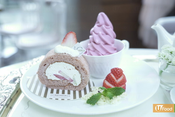 【旺角美食】日式甜品店推情人節限定系列　日本士多啤梨甜品／Tea Set