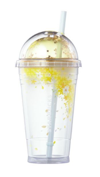 【韓國美食】韓國Starbucks春天主題限定新品 夢幻黃色系花花設計水杯