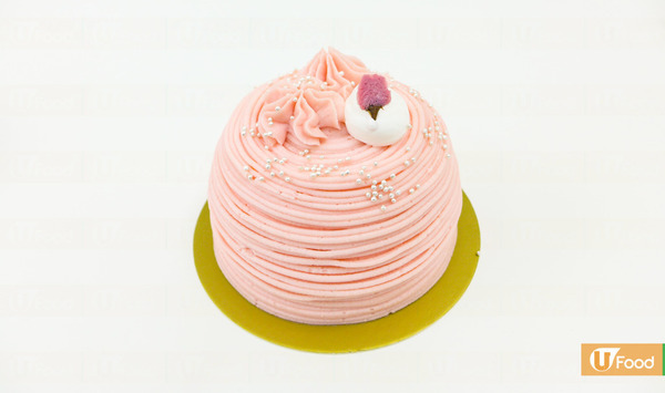 【東海堂蛋糕】東海堂推出白色情人節蛋糕　櫻花芝士慕絲cake little