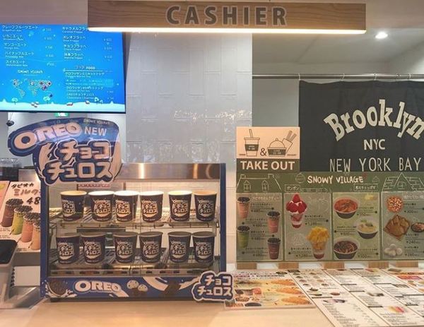 【日本美食】甜品咖啡店snowy village登陸日本 熱賣Oreo餅乾／焦糖口味Churros