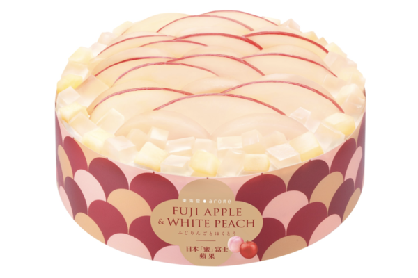 【東海堂蛋糕】東海堂新推出甜品系列  期間限定富士蘋果白桃忌廉蛋糕