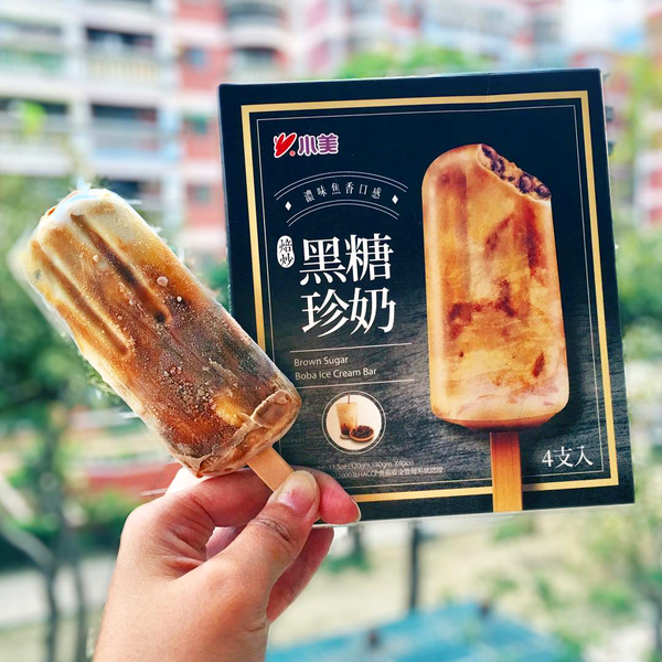 【台灣超市必買】台灣超市發現大熱新甜品　香濃虎紋黑糖珍珠鮮奶雪條！