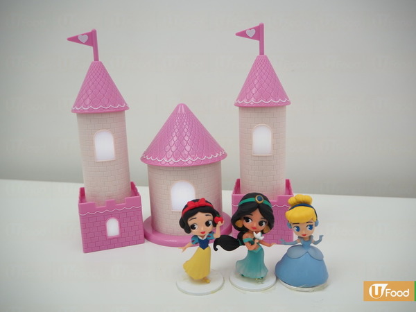 美心西餅全新迪士尼公主夢幻發光城堡蛋糕  送皇冠投射燈＋Q版白雪／茉莉／仙杜瑞拉