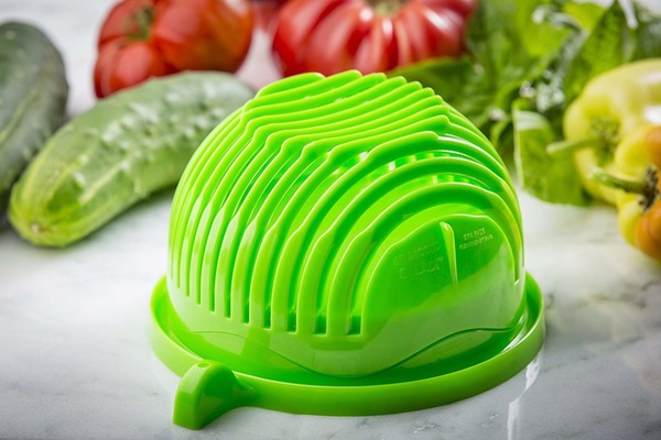 【沙律神器】沙律製作器3步極速切好蔬菜水果　60秒就整到美味沙律！