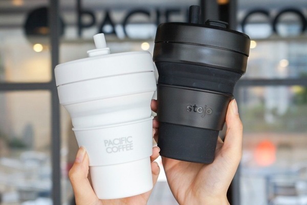 【環保飲管】Pacific Coffee 2019年環保措施 推出3款環保新品：矽膠飲管／摺摺杯／摺疊餐具