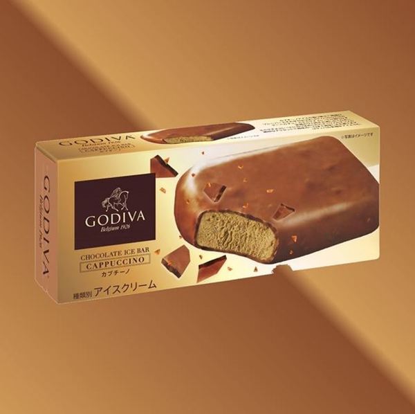 【日本便利店】日本Godiva推出新品 成人口味Cappuccino焦糖朱古力脆皮雪條