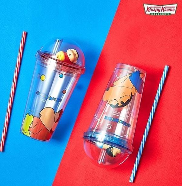 【韓國精品】韓國Krispy Kreme x蠟筆小新 推出小新夏日限定水杯
