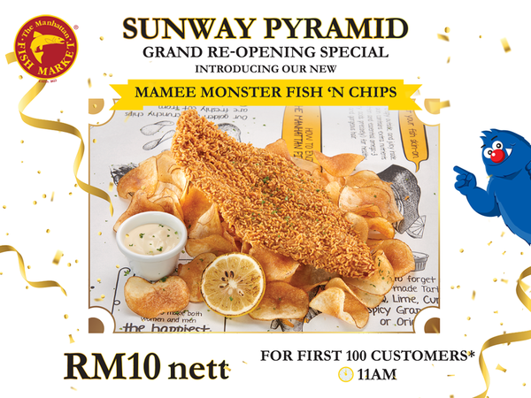 【馬來西亞美食】馬來西亞快餐店新搞作　吉隆坡藍毛毛媽咪麵炸魚