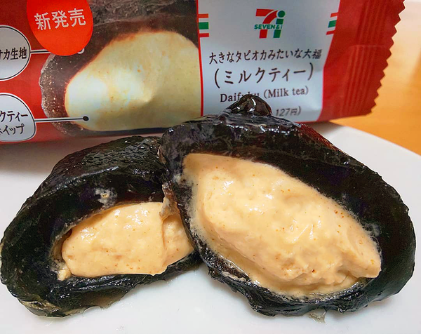 【日本7-11零食】日本便利店搶手甜品　煙韌巨型原粒珍珠奶茶大福