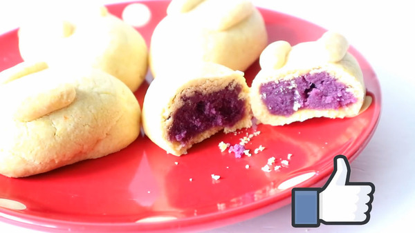 【月餅食譜】自家製健康月餅迎中秋！  月兔造型紫薯月餅