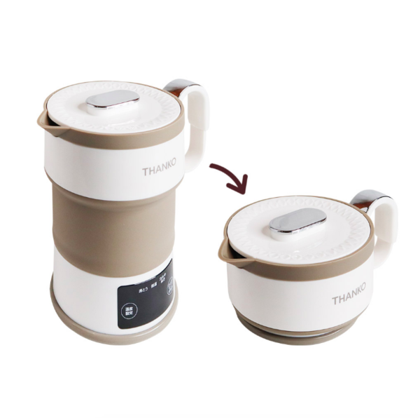 【旅行電水煲】日本品牌THANKO推出旅行摺疊式電熱水壺  重量極輕／細小慳位／可自訂加熱溫度  