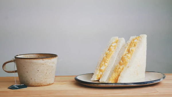 【三文治食譜】4步還原便利店鬆軟早餐   日式蛋沙律三文治