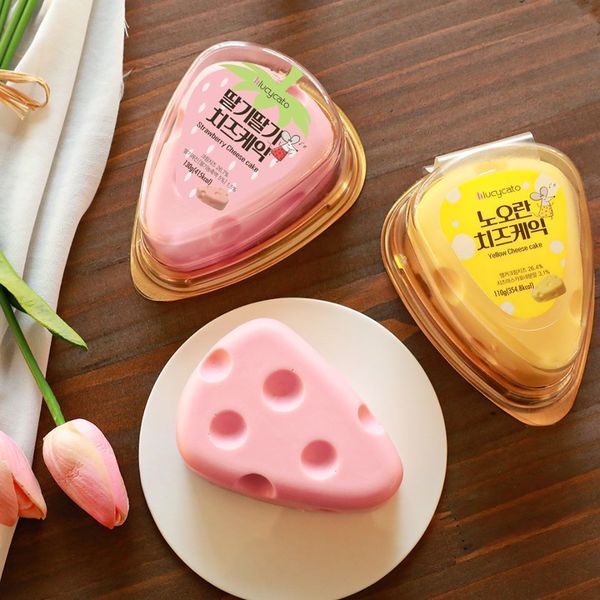 【韓國便利店】超夢幻！韓國7-11便利店全新人氣甜品　粉紅士多啤梨芝士蛋糕