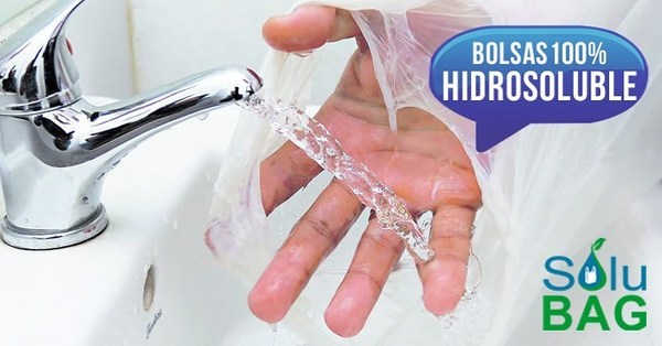 【環保生活】外國初創研發水溶性膠袋、環保袋  熱水溶解／可直接飲用！