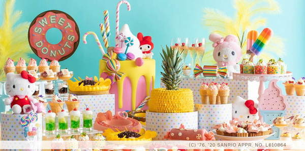 【日本美食】大阪希爾頓酒店推Hello Kitty & Melody 主題甜品自助餐　任食超過30款造型可愛夏日清新甜點