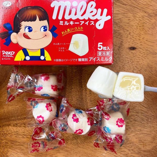 【日本便利店】日本7–11便利店限定新品　超濃郁牛奶妹夾心煉奶冰粒！