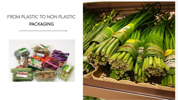 【走塑生活】泰國超巿走塑用蕉葉包裝蔬菜 6個數字表達塑膠對環境的破壞