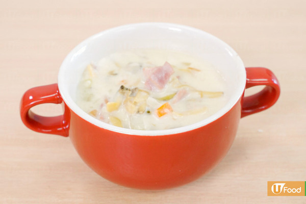 【周打蜆湯】3步簡易完成足料酥皮湯  超Creamy周打海鮮湯食譜