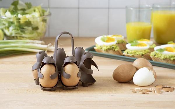 【廚具用品】雞蛋變身肚嘟嘟大肚腩！超可愛懶人廚具「小熊造型煮蛋器」