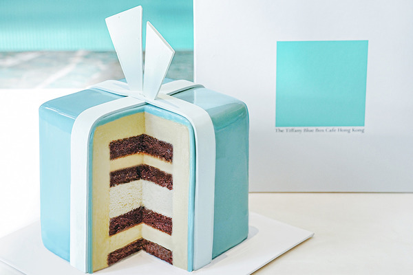 【tiffany blue box蛋糕】尖沙咀Tiffany Cafe推外賣甜品！迷你甜品盒／招牌Blue Box蛋糕