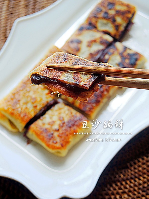 【中式甜品】簡單4種材料就做到傳統上海甜點！  外脆內軟豆沙鍋餅