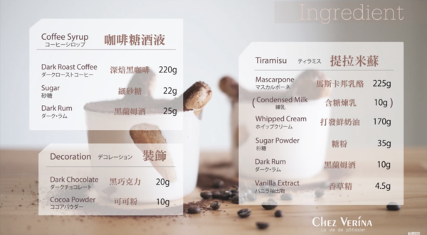 【Tiramisu食譜】4步零失敗完成免焗甜品  無生蛋版提拉米蘇Tiramisu食譜