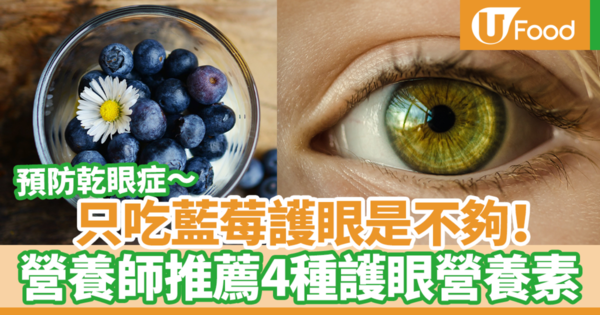 【護眼食物】低頭族注意！只吃藍莓是不夠　細數4種護眼營養素／有效預防乾眼症白內障