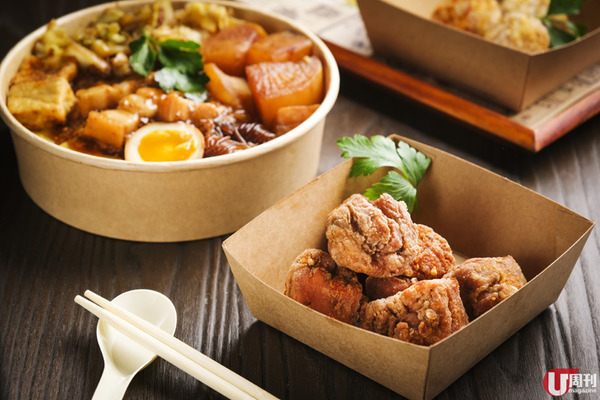 塔香鹽酥雞香菇滷肉便當 $62 鹽酥雞鹹香卻不會油膩，便當還有滷肉、肉燥和多款滷水做配菜。