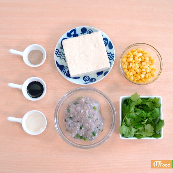 【中式食譜】15分鐘簡單3步中式家常菜晚餐　芫荽粟米魚肉蒸豆腐 